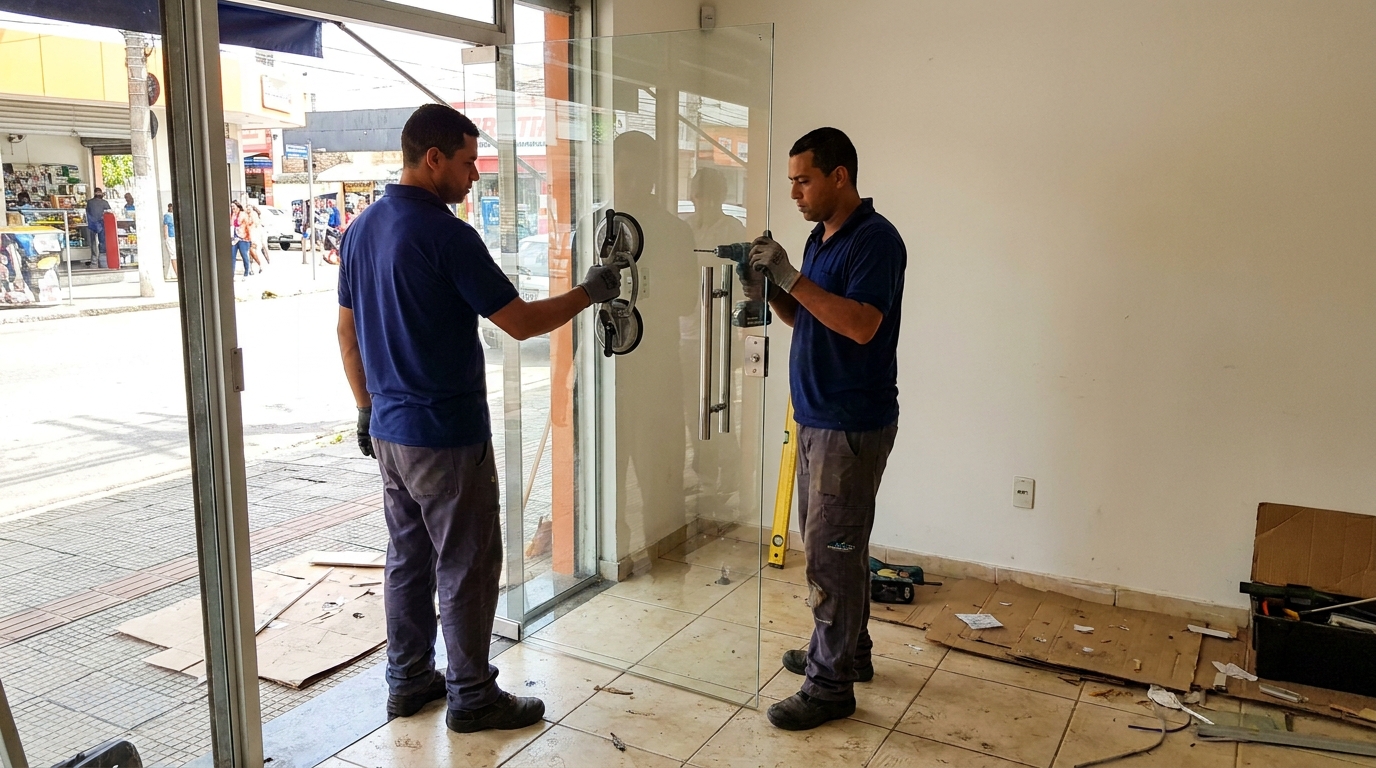 Portas em Vidro no Bugio, Aracaju‑SE